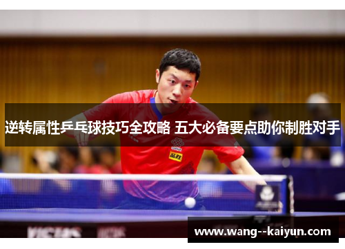 逆转属性乒乓球技巧全攻略 五大必备要点助你制胜对手