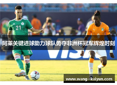 阿莱关键进球助力球队勇夺非洲杯冠军辉煌时刻